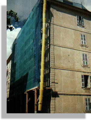 Rue Livrelli à Ajaccio avant rénovation
